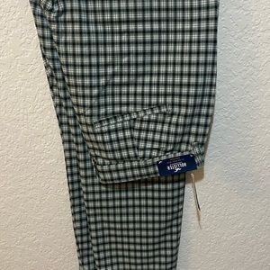 hollister green plaid pants